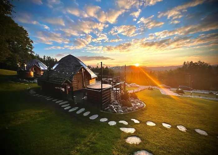 Osada Poli - Panoramiczny Nr 1 Z Prywatna Balia I Hydromasazem Koniaków